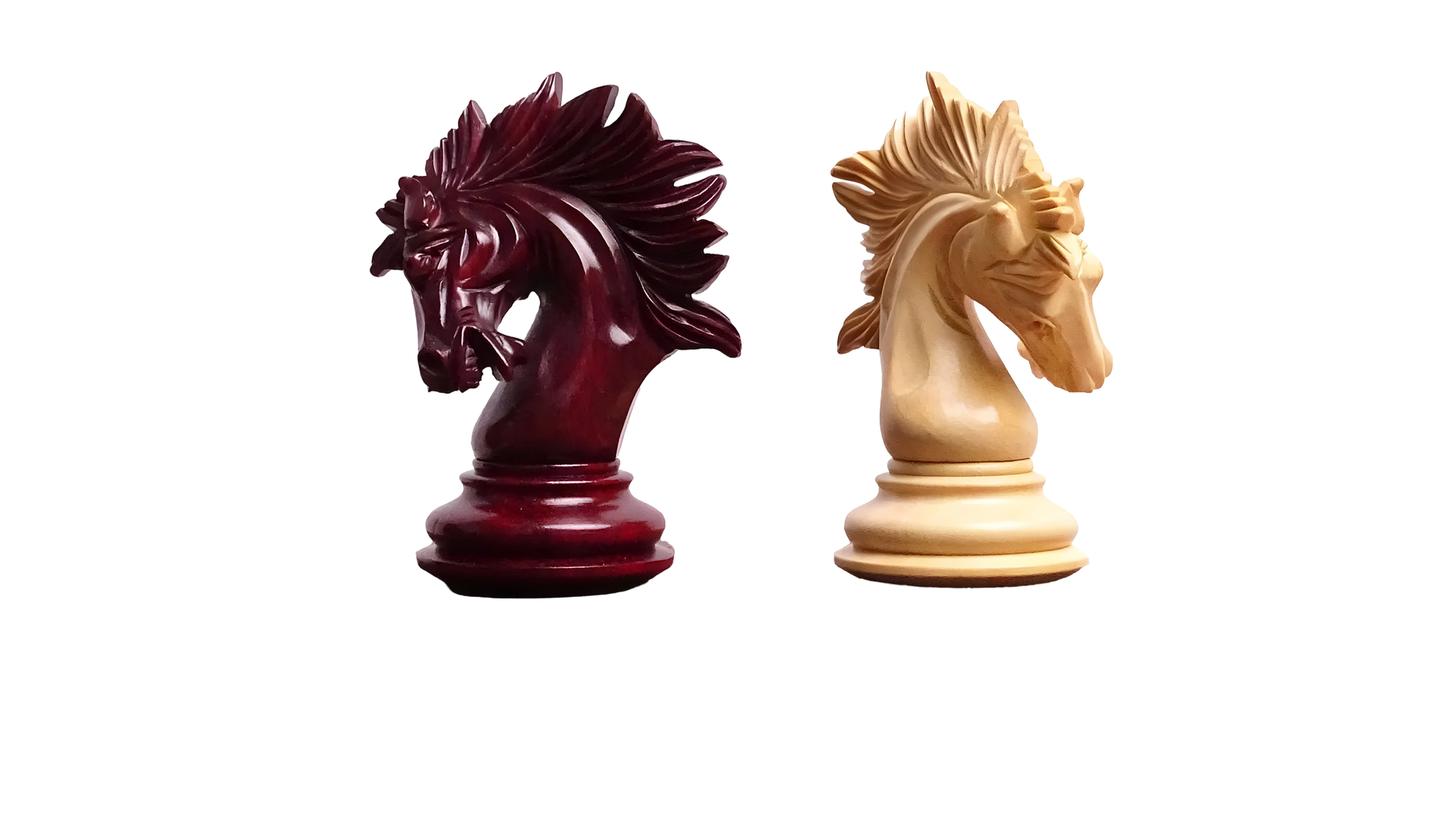 Staunton Pattern Zeus Series Chess Pieces, Triple Weighted Luxury Set in Padauk and Boxwood for Chess Collectors - Chessetup Store