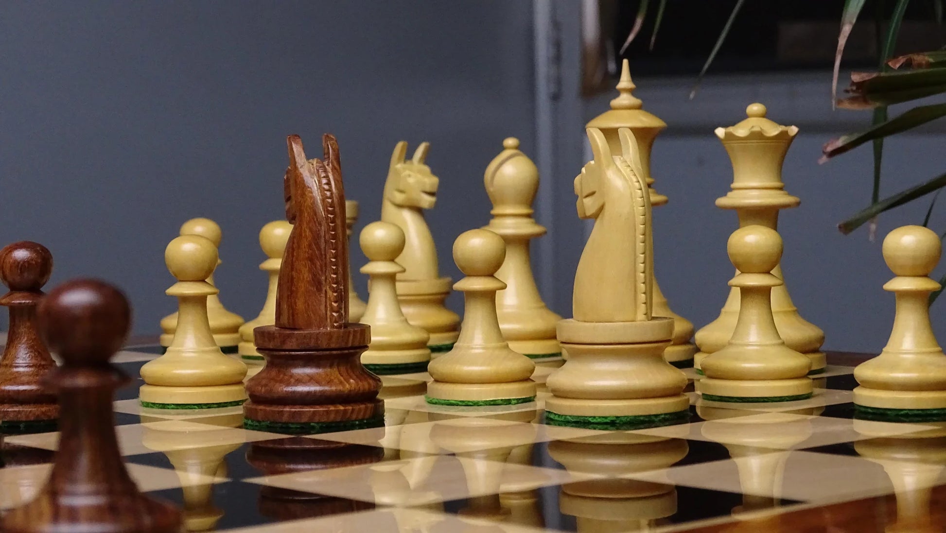 Classic Wooden Chess Pieces Set for Vintage Chess Boards - Sheesham & Boxwood Pieces at Chessetup Store