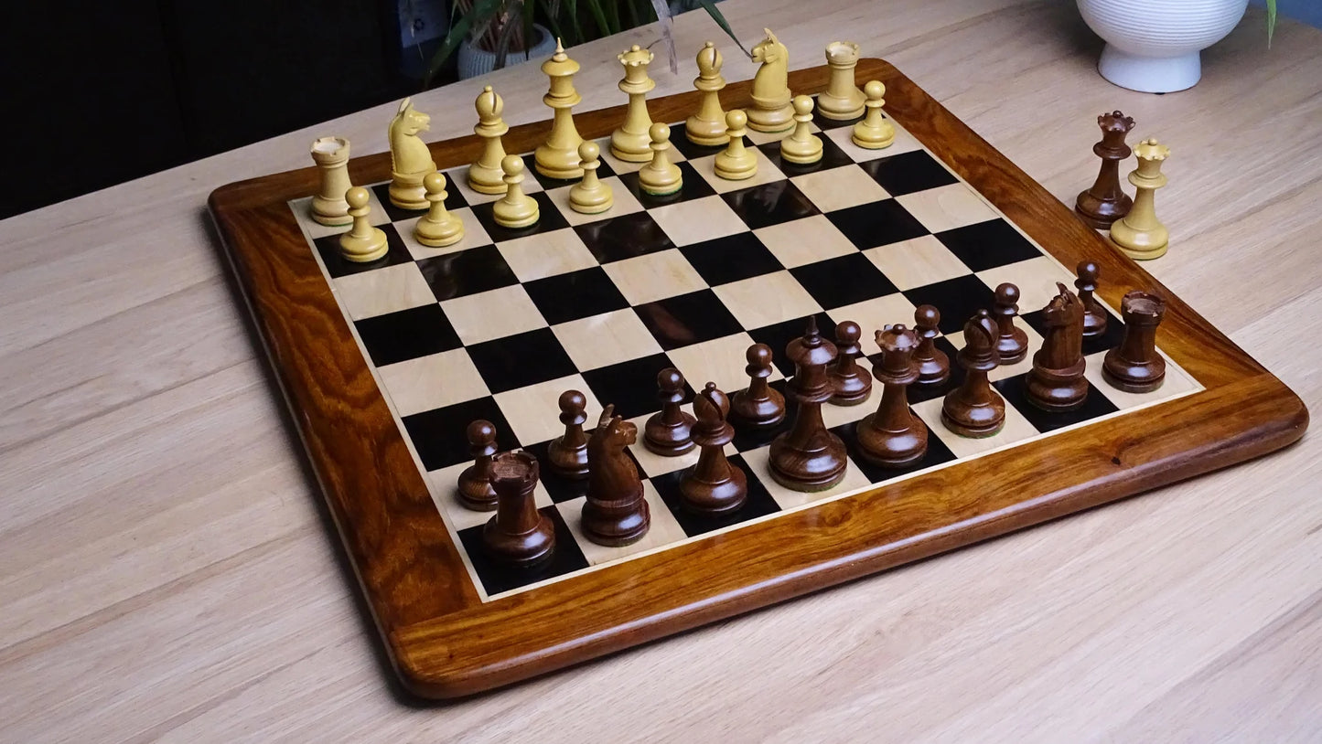 Sheesham Wood Staunton Chess Set - Handcrafted Chessmen for Professional Play - Chessetup Store