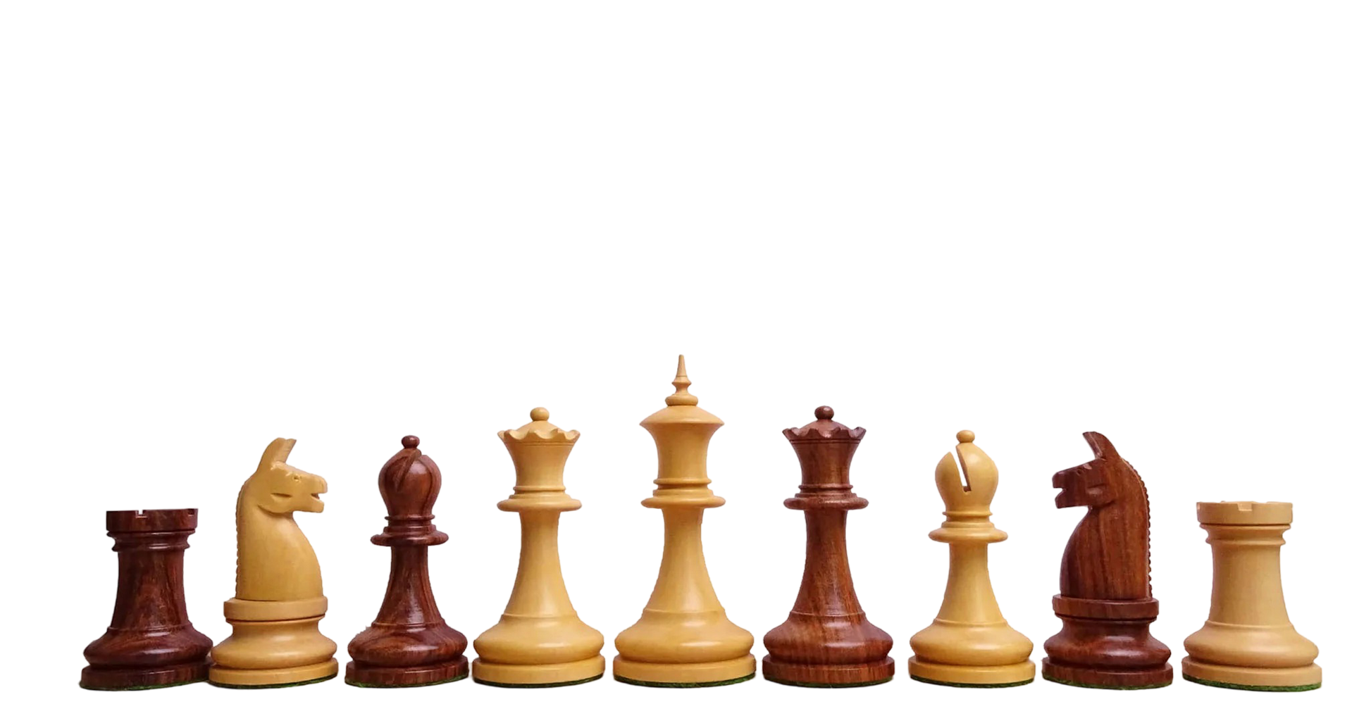 Vintage Staunton Chess Pieces 1904 Reproduction - Premium Sheesham & Boxwood Set at Chessetup Store