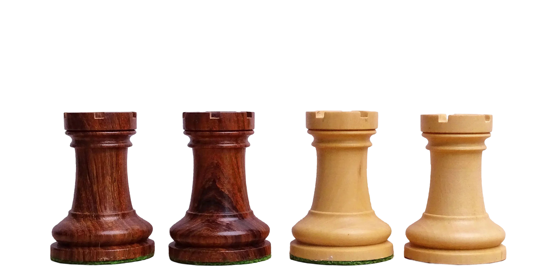 Historic Tournament Chess Pieces 3.8 Inch Staunton Style - Sheesham & Boxwood Set at Chessetup Store