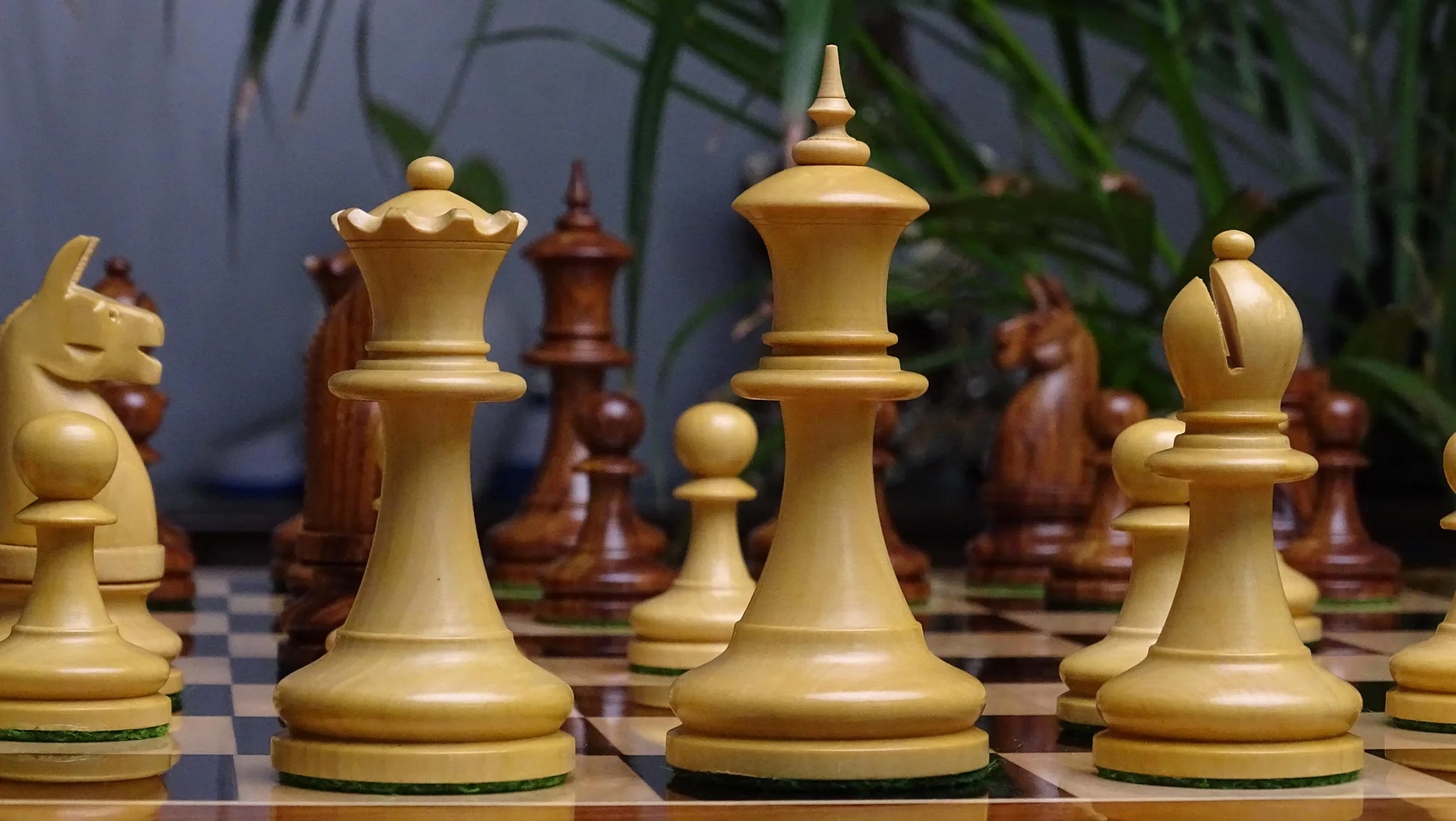 1904 Vintage Chess Pieces Reproduced in Sheesham & Boxwood - High-Quality Chess Equipment - Chessetup Store