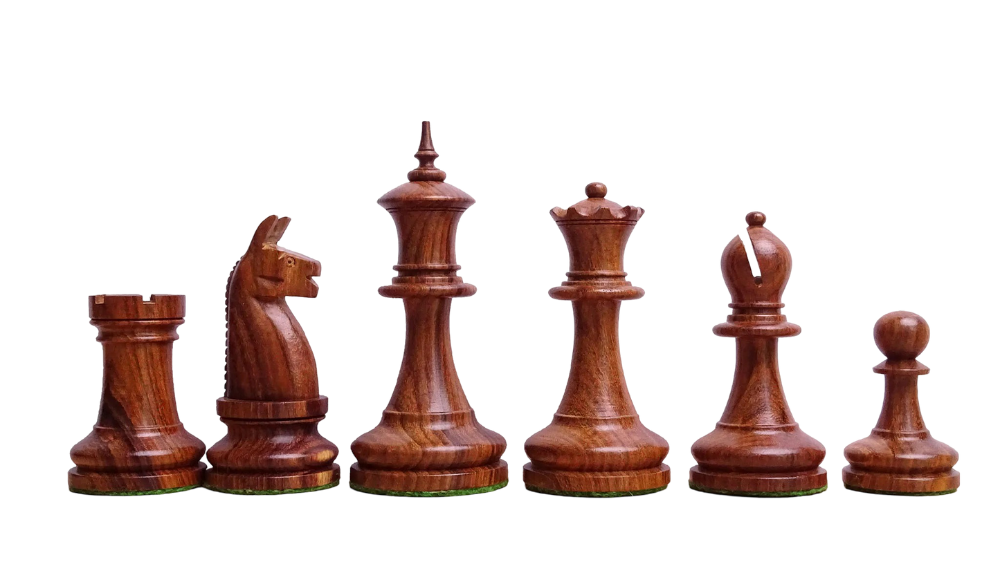 Professional Chess Pieces in Sheesham & Boxwood - Tournament-Quality Staunton Set - Chessetup Store