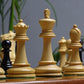 Classic Staunton Chessmen from 1966 Chess Olympiad - Elegant Ebonized Wood Chess Pieces with Weighted Base - Chessetup Store