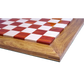 Premium 23-Inch Wooden Chess Board - African Padauk & Maple with 57mm Squares | Chessetup Store – A beautifully crafted solid wood chessboard for serious players.