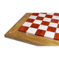 Handcrafted 23-Inch Chess Board - African Padauk & Maple Solid Wood with 57mm Squares | Chessetup Store – A must-have chessboard for collectors and professionals.