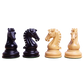 Handcrafted Ebony & Boxwood Chess Set - 3.75" King, Triple Weighted Staunton Pieces - Available at Chessetup.