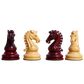 Handcrafted Padauk & Boxwood Chess Set - 3.75" King, Triple Weighted Staunton Pieces - Available at Chessetup.