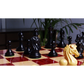 3.75-inch Staunton Chess Pieces in Ebony & Boxwood - Tournament Standard Set - Precision-crafted and sold at Chessetup.