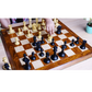 Ebony Wood Chess Pieces Set - Sinquefield Cup 2017, 3.75-inch King - High-quality chess set at Chessetup.