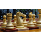 4.5" Staunton Chess Set - Triple Weighted Ebony & Boxwood Dublin Chess Pieces - High-quality craftsmanship at Chessetup store.