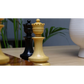 Dublin Chess Set in Ebony & Boxwood - Handcrafted 4.5-inch Triple Weighted Pieces - Exclusive collection at Chessetup.