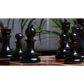 Luxury Tournament Chess Pieces - 4.5-inch Triple Weighted Dublin Chess Set in Ebony & Boxwood - Perfect for chess enthusiasts.