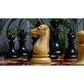 Tournament-Ready Dublin Chess Pieces - 4.5-inch King, Premium Ebony & Boxwood - Available at Chessetup Store.