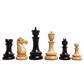 Luxury Dublin Chess Pieces Set - 4.5" King, Triple Weighted Ebony & Boxwood - Exclusive at Chessetup.