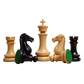 4.5-inch Triple Weighted Dublin Luxury Chess Pieces in Ebony & Boxwood - Tournament Edition - Available at Chessetup Store.