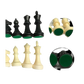 Affordable 32-Piece Plastic Chess Pieces Set | Chessetup Store – High-quality design for chess enthusiasts.