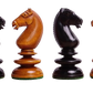 Pre-Staunton Chessmen Set - Calvert English Chess Pieces in Antiqued Boxwood & Ebony - Chessetup Store