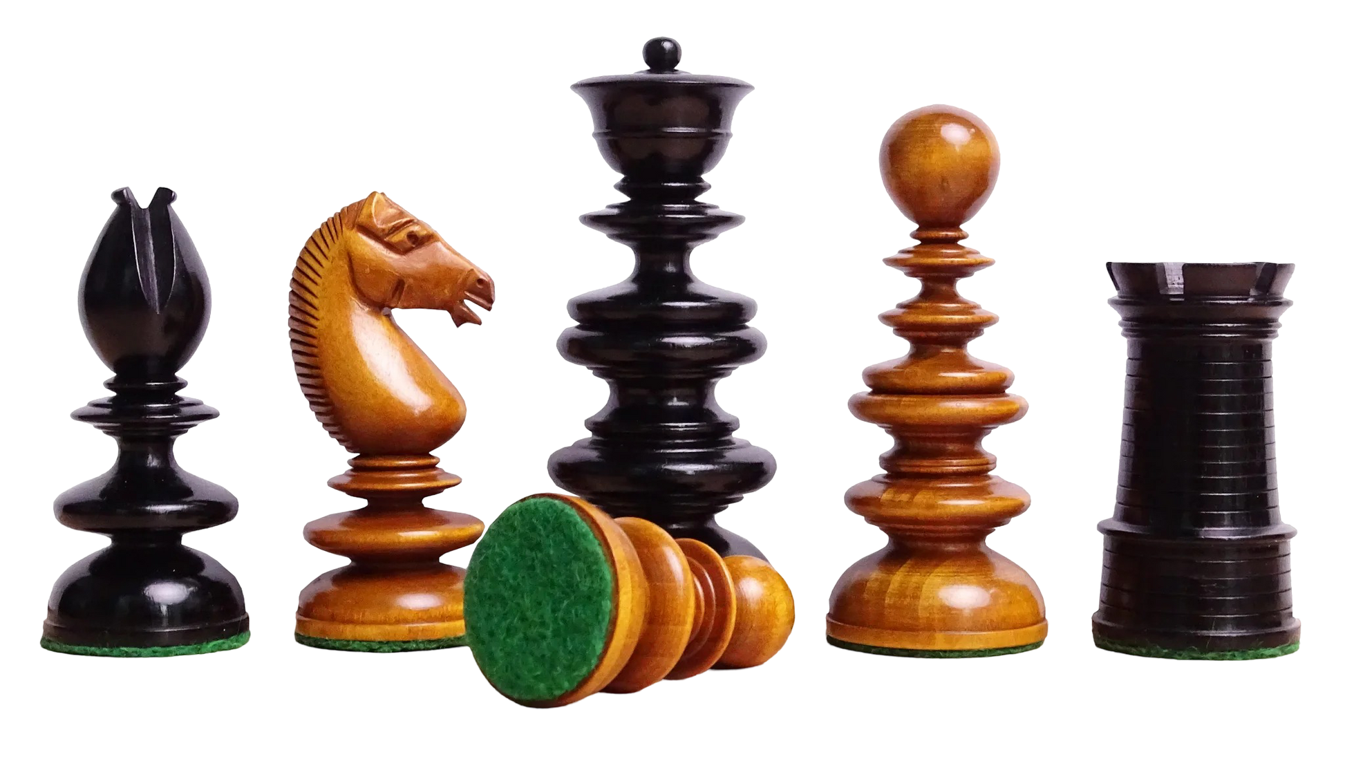 Historic 1840 Chessmen - Pre-Staunton Calvert Library Size Chess Set with 3.3 Inch King - Chessetup Store