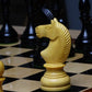 Soviet Chess Pieces – Pawn, Rook, and Bishop in a handcrafted wooden finish from the 1930s Leningrad Schoolboy set – Chessetup Store