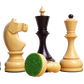 Vintage Soviet Chess Set from the 1930s, featuring a weighted 4.2-inch King with intricate wooden craftsmanship – Chessetup Store