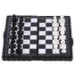 Portable Magnetic Chess Set - Mini Travel Chess Board with Staunton Pieces | Chessetup Store – Strong magnetic hold keeps pieces in place during gameplay.