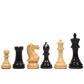 4.4" King - The American Staunton Series Weighted Tournament Chess Pieces in Ebony Wood & Boxwood | Chessetup Store – A premium handcrafted Staunton set.