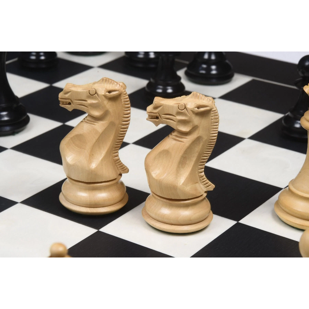 Best American Staunton Chess Set - 4.4" King, Triple Weighted Ebony Wood & Boxwood Pieces – Get yours at Chessetup Store today.