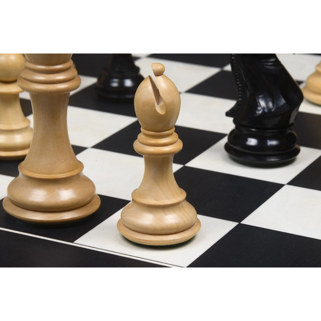 Premium Staunton Chess Set - 4.4" King The American Series in Ebony Wood & Boxwood – Buy a professional-quality chess set at Chessetup Store.