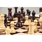 Handcrafted American Staunton Chess Set - 4.4" King, Weighted Rosewood & Box Wood – A luxury chess collection from Chessetup Store.