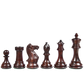 The American Staunton Series Chess Pieces - 4.4" King, Rosewood & Box Wood Tournament Set – Exclusive at Chessetup Store.