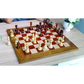 Best Leo Series Chess Set - 4.4" King, Triple Weighted African Padauk & Boxwood Pieces – Get yours at Chessetup Store today.
