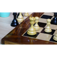 Best Leo Series Chess Set - 4.4" King, Triple Weighted Ebony Wood & Boxwood Pieces – Get yours at Chessetup Store today.