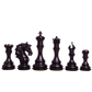 4.4-inch King Triple Weighted Leo Series Chess Pieces - Ebony Wood & Boxwood – The best luxury chess set at Chessetup Store.