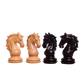 Tournament-Quality Leo Series Chess Pieces - 4.4" King, Ebony Wood & Boxwood – Precision-crafted for professionals, available at Chessetup Store.