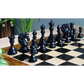 Elite Chess Pieces - 4.4-inch King, Leo Series Triple Weighted in Ebony Wood & Boxwood – Available now at Chessetup Store.