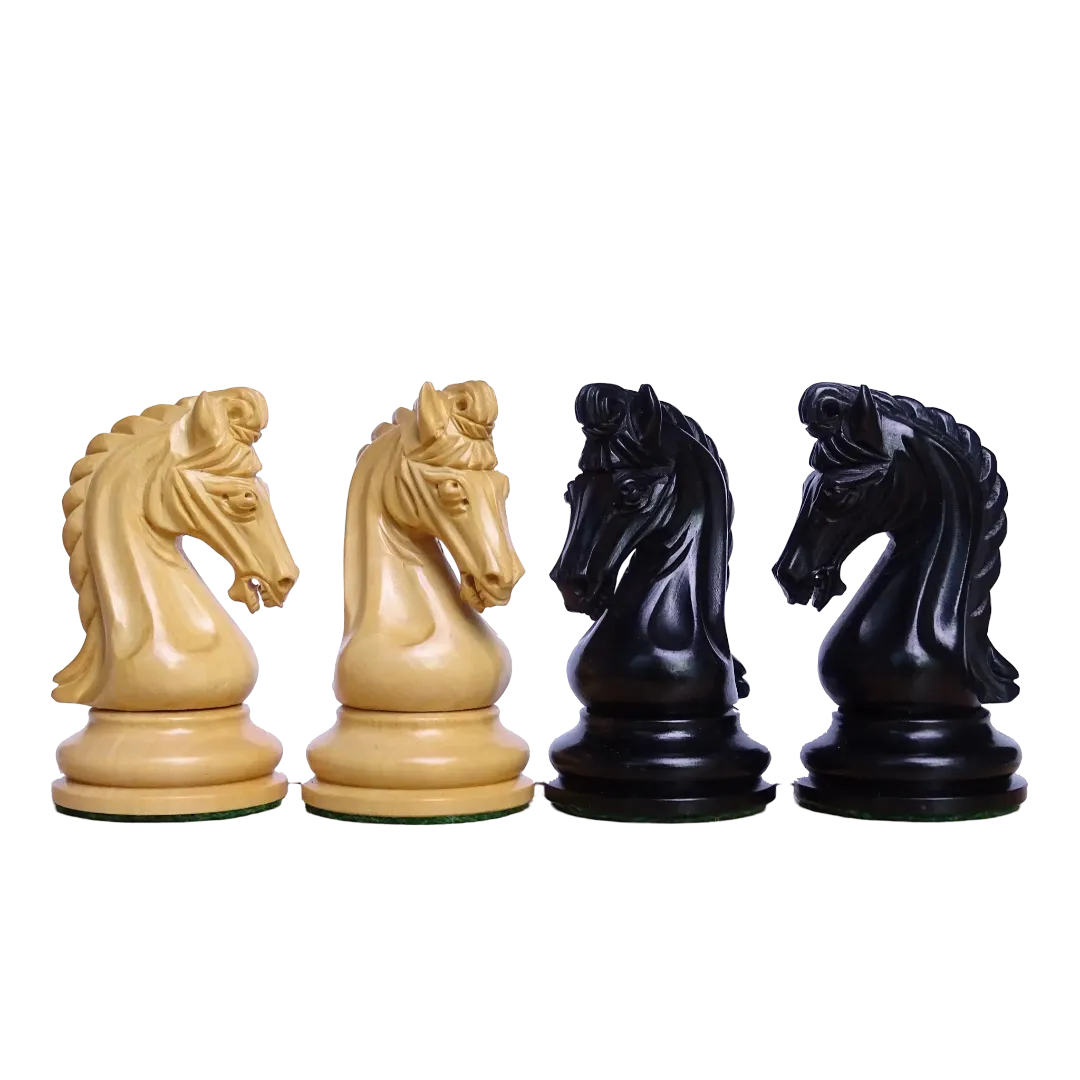 Handcrafted Imperial Chess Set - 4.4" King, Triple Weighted in Ebony & Boxwood – Chessetup Store offers the highest quality for professionals.