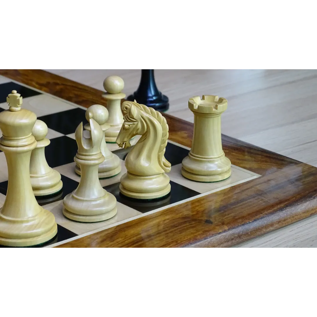 Top-Rated Imperial Chess Set - 4.4-inch King, Triple Weighted in Ebony & Boxwood – Only at Chessetup Store, your trusted chess retailer.