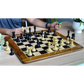 Luxury 4.4" Imperial Chess Pieces - Ebony & Boxwood Staunton Set, Triple Weighted – Available only at Chessetup Store, the best destination for quality chess sets.