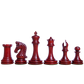 Luxury 4.4" Imperial Chess Pieces - Padauk & Boxwood Staunton Set, Triple Weighted – Premium chess set available at Chessetup Store.