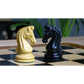 Premium Staunton Chess Set - 4.4" King Triple Weighted in Ebony & Boxwood – High-quality pieces, only at Chessetup Store, the best online chess shop.