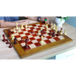 Top-Rated Imperial Chess Set - 4.4-inch King, Triple Weighted in Padauk & Boxwood – Available now at Chessetup Store.