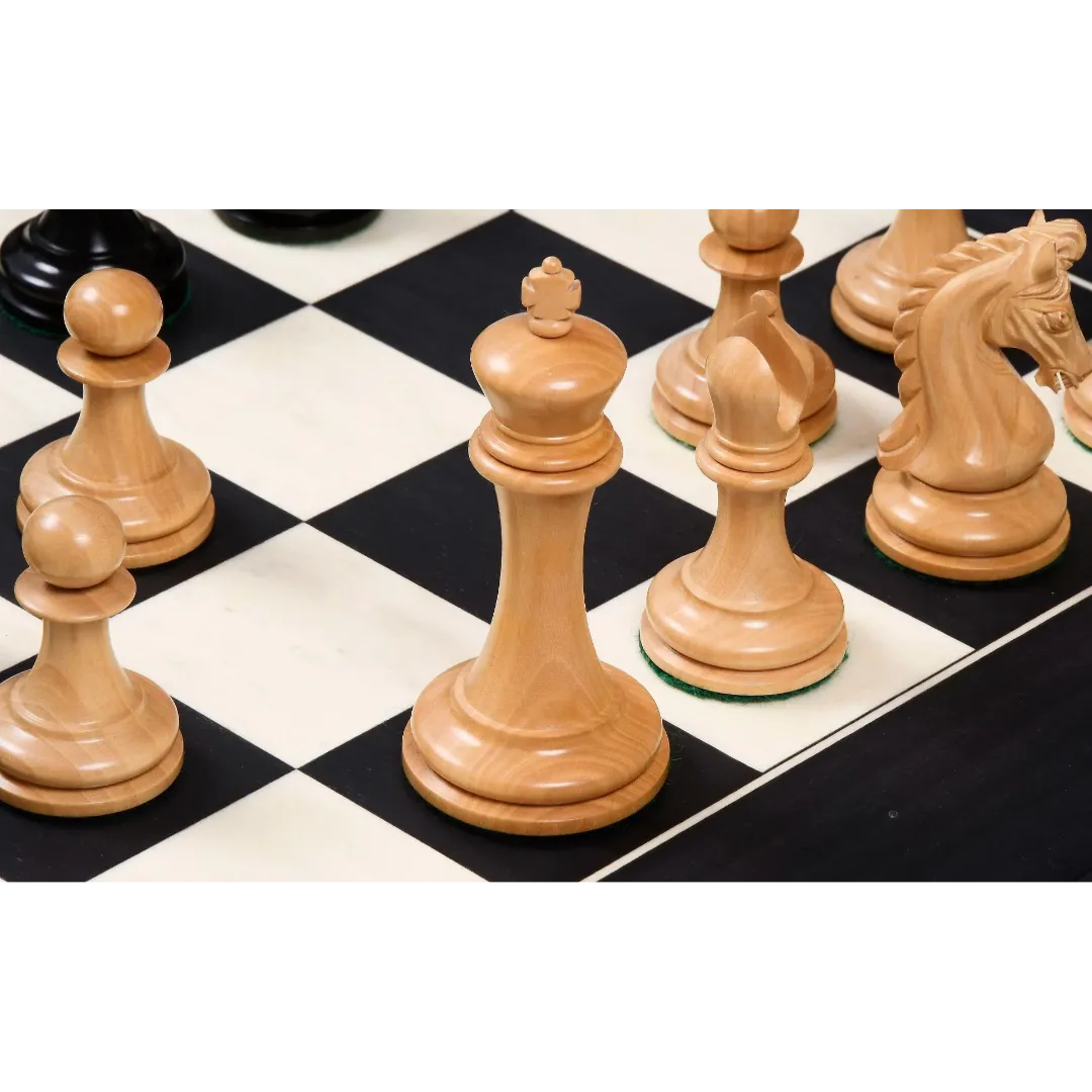 Exclusive Imperial Staunton Chess Set - 4.4" King, Triple Weighted Ebony & Boxwood – Find the best chess sets only at Chessetup Store.