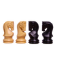 3.8" King - 1959 World Chess Championship Russian Zagreb Chess Pieces, Ebonized & Natural Boxwood – Tournament-ready, available at Chessetup Store.