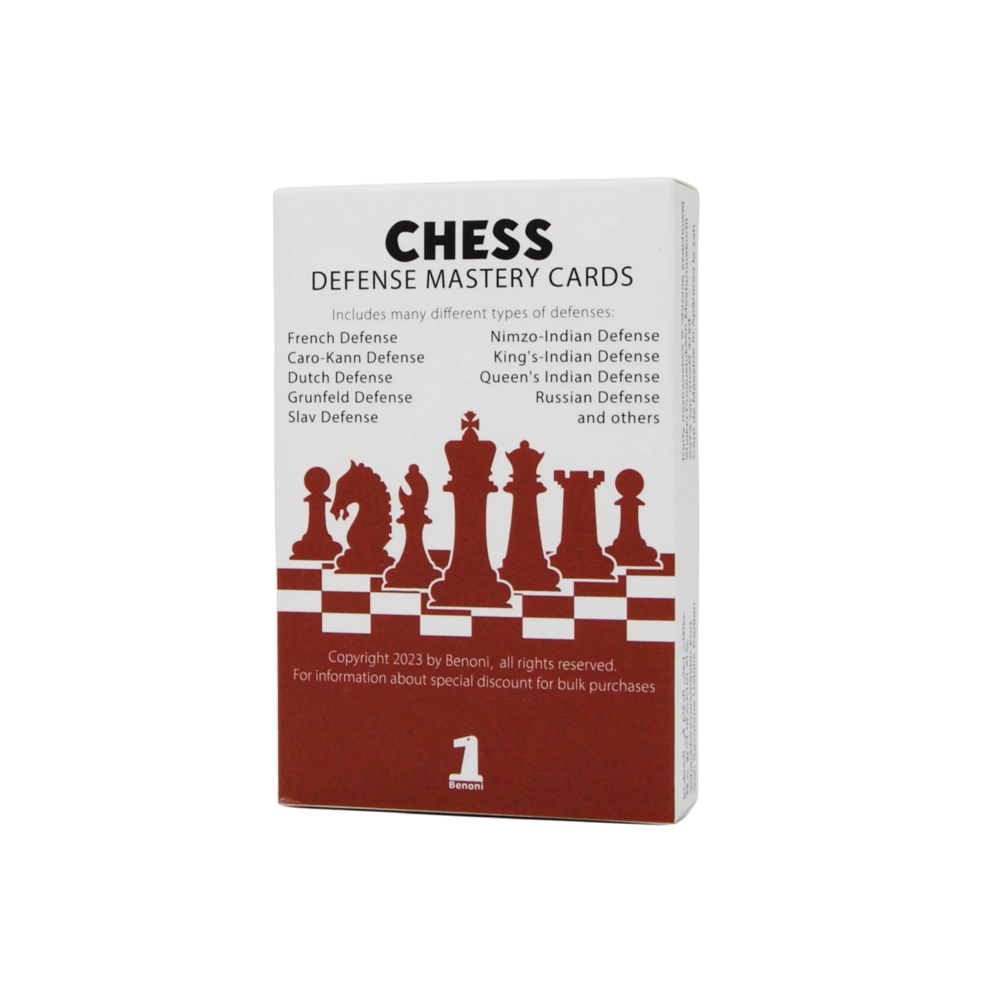 Chess Defense Mastery Cards | Chessetup Store – A premium set of chess strategy cards designed to enhance defensive play and tactical awareness.