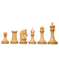 3.75-inch King Triple Weighted Imperial Collector Chess Pieces - Bud Rose Wood & Box Wood – The best luxury chess set at Chessetup Store.