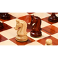 Luxury Staunton Chess Pieces - 3.75-inch King, The Imperial Collector Series in Bud Rose Wood & Box Wood – Play like a champion with Chessetup Store’s exclusive collection.